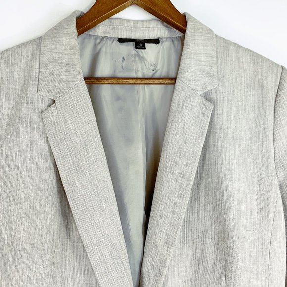 DKNY NWOT Single Button Notch Collar Parke Blazer - Picture 2 of 12